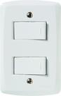 Conjunto 4x2 com 1 Interruptor Simples 10 A 250 V e 1 Interruptor Paralelo 10 A 250 V Tramontina Lux
