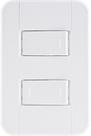 Conjunto 4x2 com 1 Interruptor Simples 10 A 250 V e 1 Interruptor Paralelo 10 A 250 V Tramontina Tab