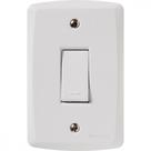 Conjunto 4x2 com 1 Interruptor Simples 10 A 250 V Tramontina Lux2 Branco