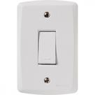 Conjunto 4x2 com 1 Interruptor Simples 10 A 250 V Tramontina Lux2 Branco Conjunto 4x2 com 1 Interruptor Simples 10 A 250 V Tramontina Lux2 Branco