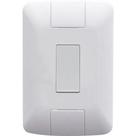 Conjunto 4x2 Com 1 Interruptor Simples 6a/250v Tramontina Aria