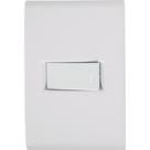 Conjunto 4x2 Com 1 Interruptor Simples Horizontal Tramontina Liz 10 A 250 V Branco Tramontina