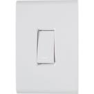 Conjunto 4x2 Com 1 Interruptor Simples Tramontina Liz 10 A 250 V Branco 120 Unidades