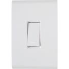 Conjunto 4x2 Com 1 Interruptor Simples Tramontina Liz 10 A 250 V Branco Tramontina