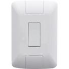 Conjunto 4x2 Com 1 Pulsador Campainha Tramontina Aria 6 A 250 V Branco Tramontina