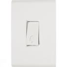 Conjunto 4x2 com 1 Pulsador Campainha Tramontina Liz 10 A 250 V Branco Conjunto 4x2 com 1 Pulsador Campainha Tramontina Liz 10 A 250 V Branco