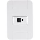 Conjunto 4x2 com 1 Tomada RJ45 cat. 6 Tramontina Tablet Branco