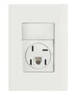Conjunto 4x2 com 1 Tomada Telefone 4P e RJ11 Tramontina Giz Branco