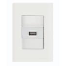 Conjunto 4x2 com 1 Tomada USB 1,5 A Bivolt Giz Tramontina