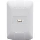 Conjunto 4x2 com 1 Tomada USB Brilho 1,5 A Bivolt Tramontina
