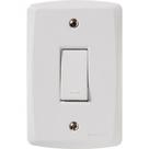 Conjunto 4x2 Com Interruptor Simples 10a 250v Tramontina Lux2 Branco