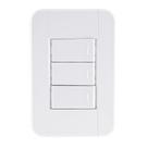 Conjunto 4x2 de 3 Interruptores Paralelos 10a 250v - Tramontina