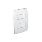 Conjunto 4x2 interruptor 2tecla paralela 612104 plus - pial