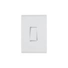 Conjunto 4x2 Interruptor Paralelo Branco Liz Tramontina