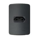 Conjunto 4X2 Tomada 10a Miluz Schneider Grafite S3B70341