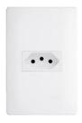 Conjunto 4x2 Tomada 2p+t 20a Branco - 2098 Fame Habitat