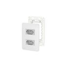 Conjunto 4x2 Tomada Dupla 20A Gamma Silver Orion Schneider