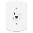 Conjunto 4x2 Tomada Telebras Rj11 Branca - 0408 Fame Blanc Conjunto 4x2 Tomada Telebras Rj11 Branca - 0408 Fame Blanc