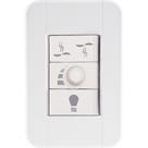 Conjunto 4x2 Variador Ventilador Bivolt Tramontina Tablet Branco Tramontina