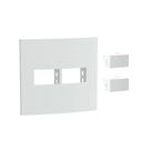 Conjunto 4x4 2 Interruptor Lunare Up Branco Fosco Schneider
