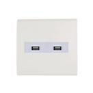 Conjunto 4x4 2 Módulo USB 57115/041 Tramontina Liz Branco