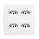 Conjunto 4X4 4 Tomadas 20A Soprano Siemens Ilus