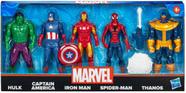Conjunto 5 Bonecos Marvel 15 Cm Hasbro - F1395 Conjunto 5 Bonecos Marvel 15 Cm Hasbro - F1395