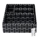 Conjunto 5 Cesto Organizador de Armário Multiuso Gaveta