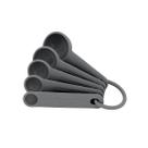 Conjunto 5 Colheres Medidoras KitchenAid Cinza Cozinha Utensílios Medidas Colher Dosadora Receita Culinária Precisão Durável Premium