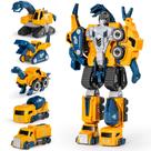 Conjunto 5 em 1 para veículos de construção de robôs infantis Toy MIEBELY
