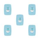 Conjunto 5 Interruptores 2 Teclas Simples e Tomada 20A Placa 4x2 Pluzie Azul Conjunto 5 Interruptores 2 Teclas Simples e Tomada 20A Placa 4x2 Pluzie Azul