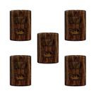 Conjunto 5 Interruptores e Tomadas 20A 4x2 Pluzie Marrom