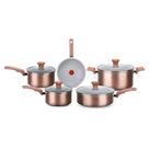 Conjunto 5 Peças Ceramic Rose Gold 2100137881 - Rochedo