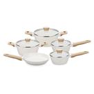 Conjunto 5 Peças MTA Indução Carmela Vanilla Ceramic-flon
