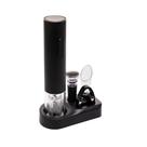 Conjunto 5 Peças para Vinho de Plástico Preto Wolff