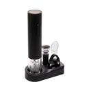 Conjunto 5 Peças Para Vinho De Plástico Preto Wolff