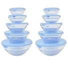 Conjunto 5 peças vidro c/ tampa colorido cozinha - envio 24h