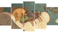 Conjunto 5 Quadros Avatar Lenda"