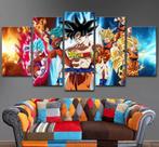 Conjunto 5 Quadros Dragon Ball Super Goku Broly"