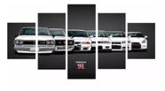 Conjunto 5 Quadros Nissan"