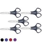 Conjunto 5 Tesouras Escolar Sem Ponta 5" Monster Tramontina Infantil Pequena Cores Diversas