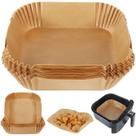Conjunto 50 forma de papel descartavel para air fryer 16cm
