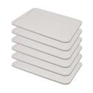 Conjunto 6 Bandejas Plásticas Self-Service Refeição 48 x 32,5 x 2 BR-100 Branca - Della Plast Conjunto 6 Bandejas Plásticas Self-Service Refeição 48 x 32,5 x 2 BR-100 Branca - Della Plast