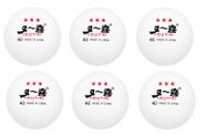 Conjunto 6 Bolas de Ping Pong para Tênis de Mesa 4cm Conjunto 6 Bolas de Ping Pong para Tênis de Mesa 4cm