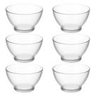 Conjunto 6 Bowls 750ml Cumbucas Plásticas Coza Incolor Sobre