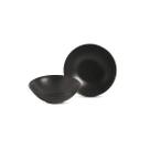 Conjunto 6 bowls decorados Preto Acetinado 300ml