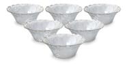 Conjunto 6 Bowls Vidro Lehaví Flowers Flores Pote