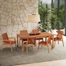 Conjunto 6 Cadeiras 1 Mesa 180cm - Varanda Coberta/área Gourmet Traço