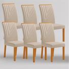 Conjunto 6 Cadeiras de Jantar em Mdf Miami Yescasa