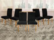 Conjunto 6 Cadeiras de Jantar Preto 09 Paris Conjunto 6 Cadeiras de Jantar Preto 09 Paris